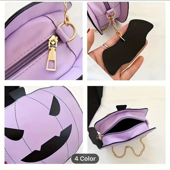 Purple Ghost shoulder strap Purse -New in Package - Picture 4 of 5